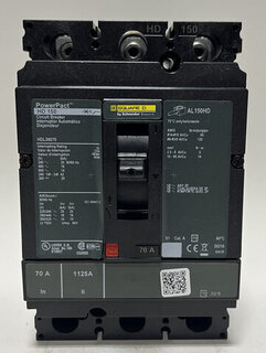 SQ D - HDL36070 - 70A 600V 3P Breaker Product Image
